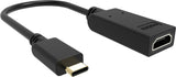 Vision TC-USBCHDMI/BL video cable adapter USB Type-C HDMI Type A (Standard) Black