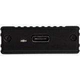 StarTech.com USB-C 10Gbps to M.2 NVMe SSD Enclosure - Portable External M.2 NGFF PCIe Aluminum Case - 1GB/s Read/Write - Supports 2230, 2242, 2260, 2280 - TB3 Compatible - Mac & PC