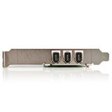 StarTech.com 4 port PCI 1394a FireWire Adapter Card - 3 External 1 Internal