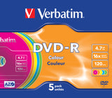 Verbatim DVD-R Colour 4.7 GB 5 pc(s)