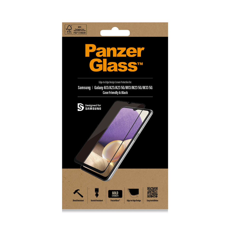 PanzerGlass ® Screen Protector Samsung Galaxy A13 | A23 | A23 5G | M13 | M23 5G | M33 5G