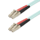 StarTech.com 25m (82ft) LC/UPC to LC/UPC OM4 Multimode Fiber Optic Cable, 50/125µm LOMMF/VCSEL Zipcord Fiber, 100G, Low Insertion Loss - LSZH Fiber Jumper Cord