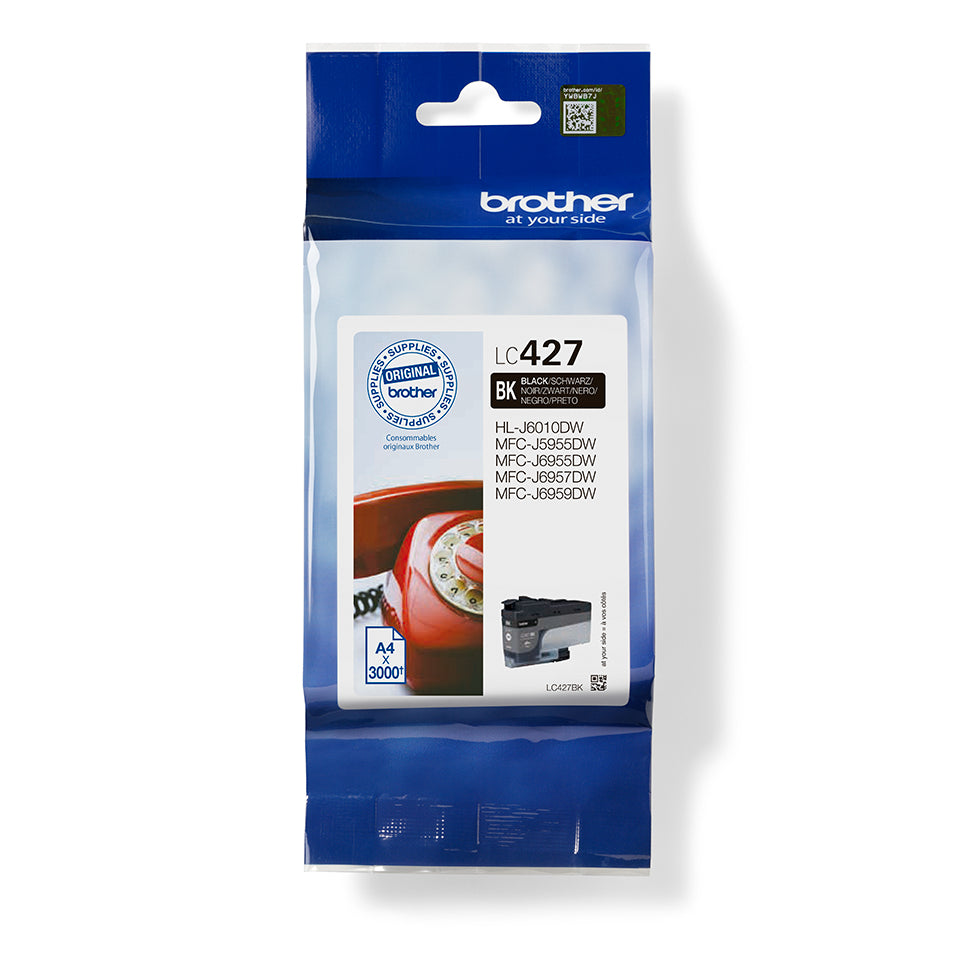 Brother LC-427BK Ink cartridge black, 3K pages ISO/IEC 24711 for Brother MFC-J 5955