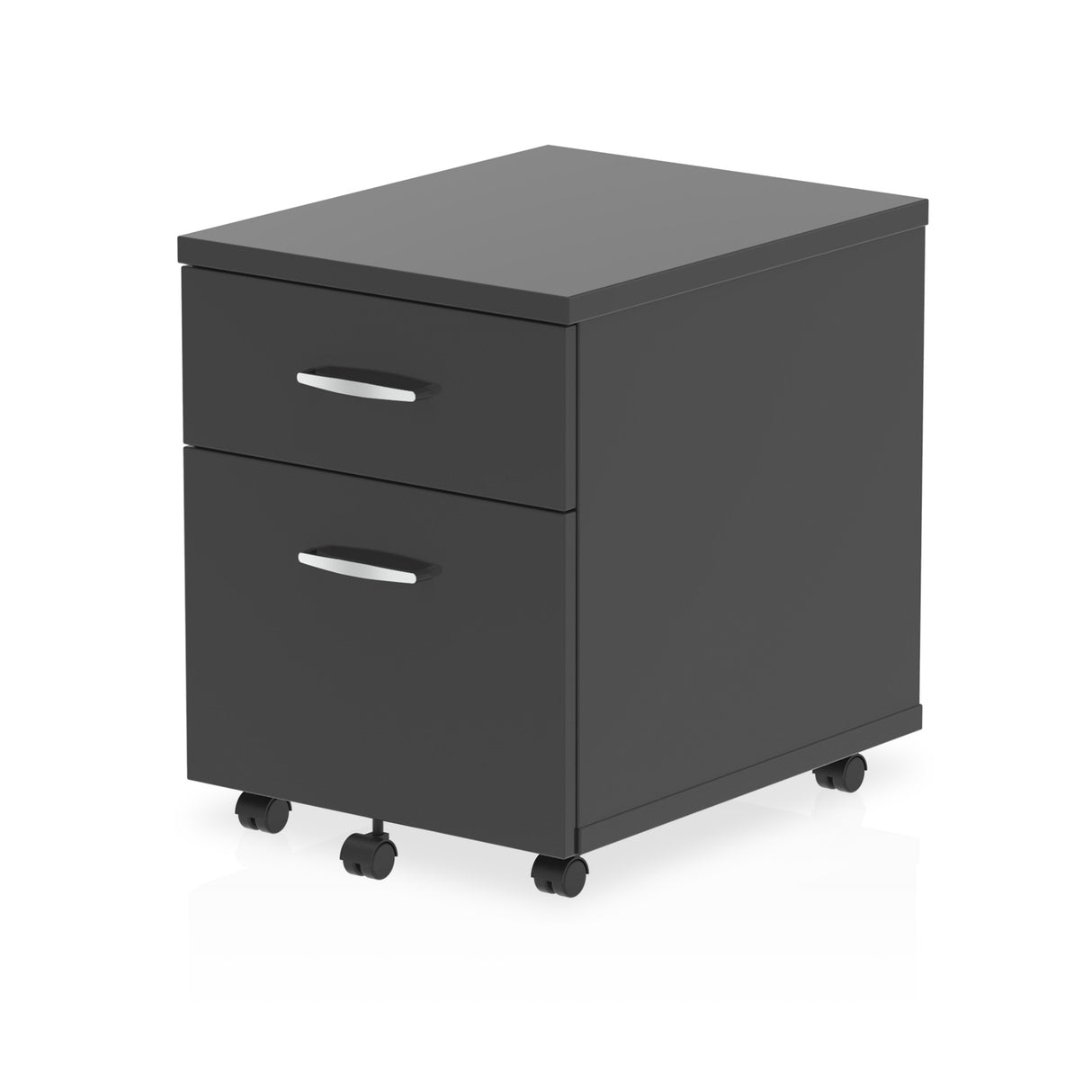 Dynamic I004298 office drawer unit Black Melamine Faced Chipboard (MFC)