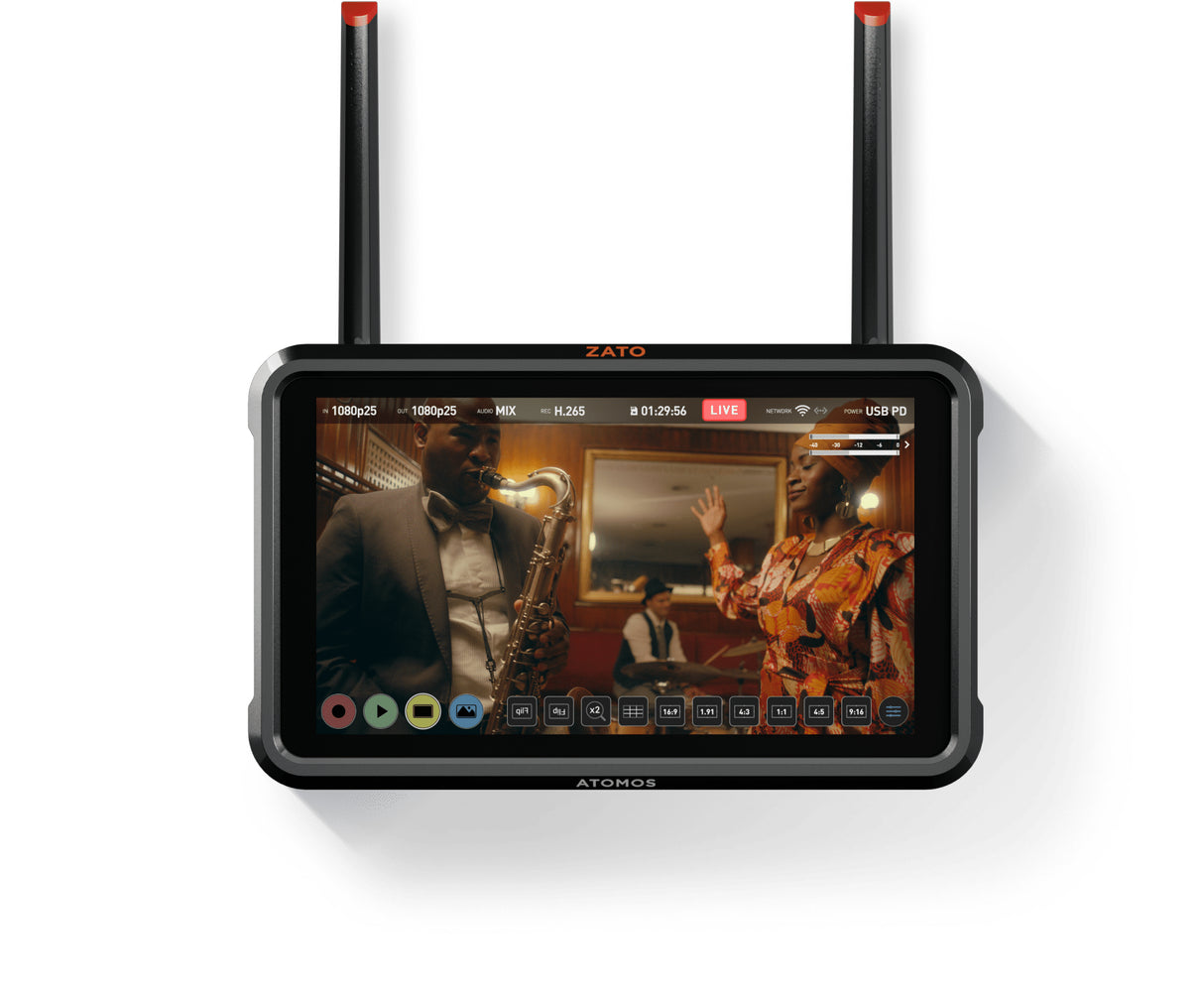 Atomos Zato Connect 13.2 cm (5.2") Black 1920 x 1080 pixels LED backlight Touchscreen