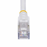 StarTech.com 2m White CAT8 Ethernet Cable, Snagless RJ45, 25G/40G, 2000MHz, 100W PoE++, S/FTP, 26AWG Pure Bare Copper Wire, LSZH, Shielded Network Patch Cord w/Strain Reliefs, Fluke Channel Tested