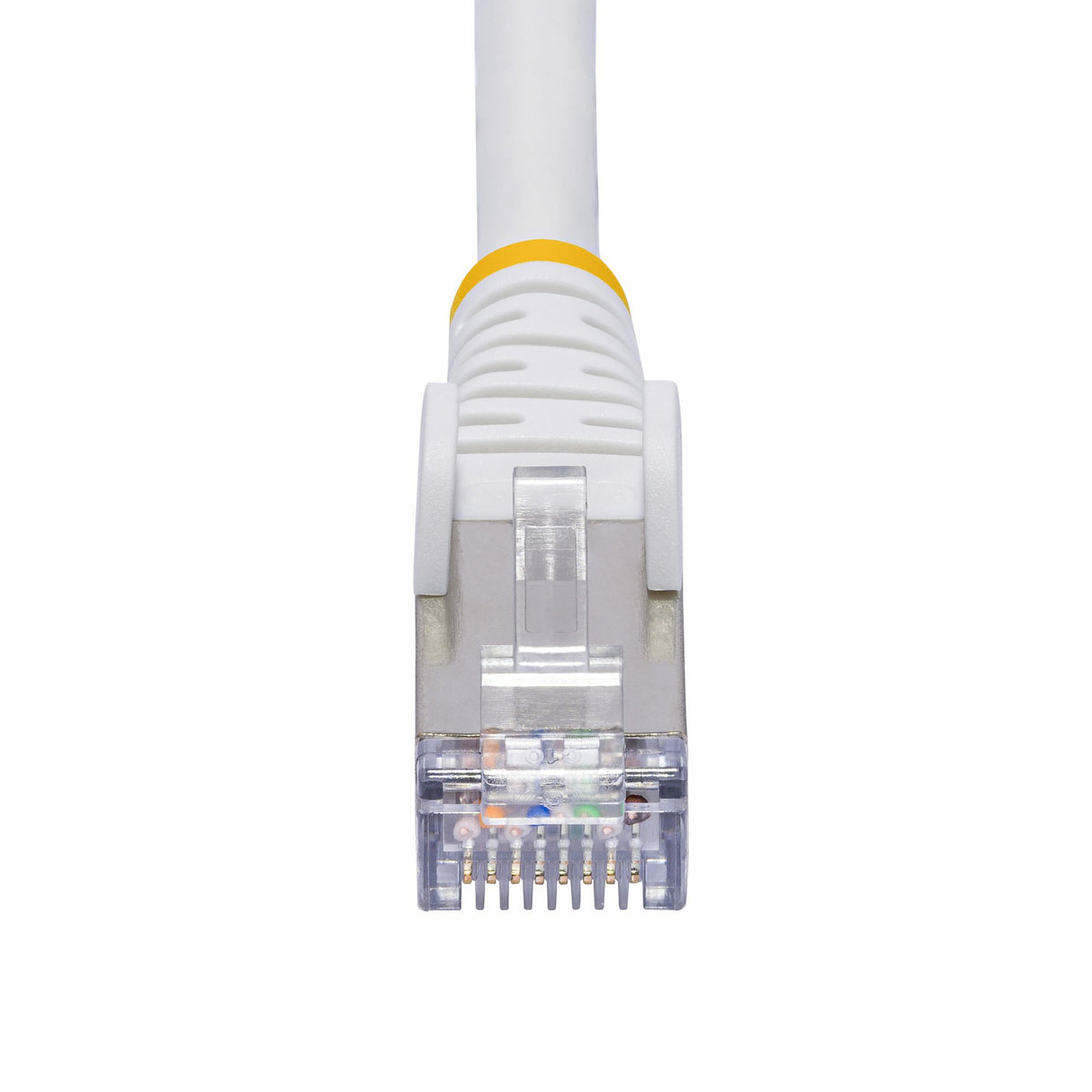 StarTech.com 15m White CAT8 Ethernet Cable, Snagless RJ45, 25G/40G, 2000MHz, 100W PoE++, S/FTP, 26AWG Pure Bare Copper Wire, LSZH, Shielded Network Patch Cord w/Strain Reliefs, Fluke Channel Tested