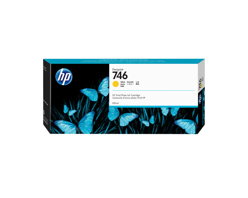 HP 746 300-ml Yellow DesignJet Ink Cartridge