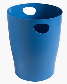 Exacompta Bee Blue Ecobin Waste Paper Bin - Turquoise - New