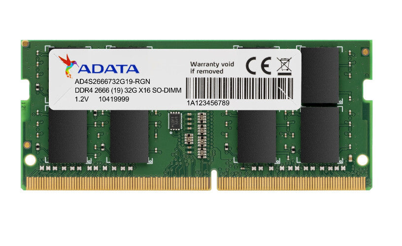 ADATA AD4S26668G19-SGN memory module 8 GB DDR4 2666 MHz