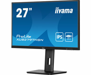 iiyama ProLite XUB2797QSU-B1 computer monitor 61 cm (24") 2560 x 1440 pixels Wide Quad HD LED Black