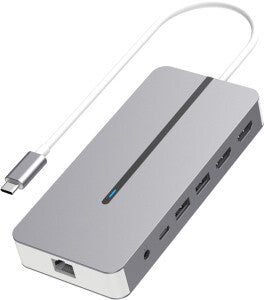 Hypertec ProDock Mac - USB-C Dual HDMI Docking Station for Apple MacBook