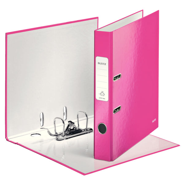 Leitz 180° WOW ring binder A4 Pink