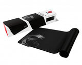 MSI AGILITY GD70 Pro Gaming Mousepad '900mm x 400mm, Pro Gamer Silk Surface, Iconic Dragon Design, Anti-slip and shock-absorbing rubber base, Reinforced stitched edges'