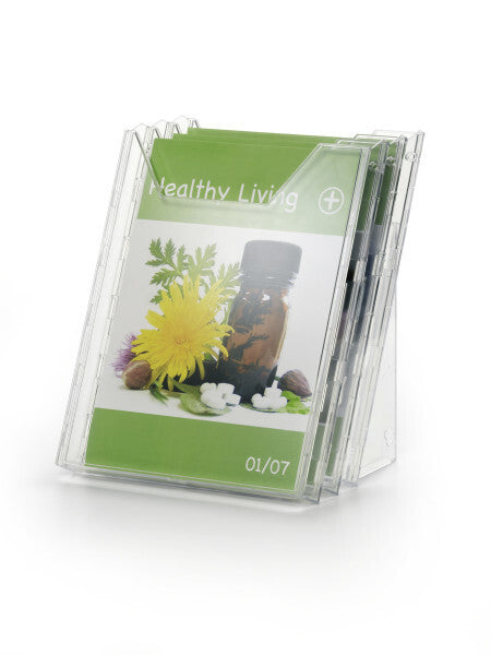 Durable 858019 magazine rack Transparent