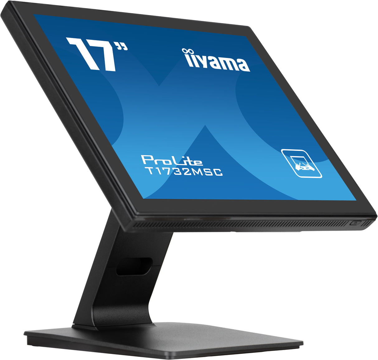 iiyama ProLite T1732MSC-B1SAG computer monitor 43.2 cm (17") 1280 x 1024 pixels Full HD LED Touchscreen Tabletop Black