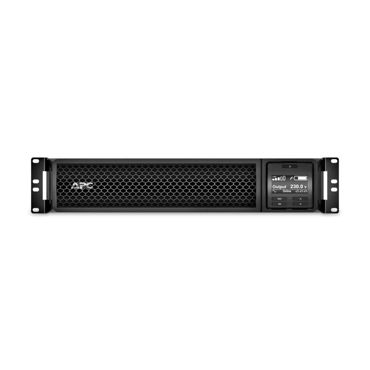 APC Smart-UPS On-Line, 1500VA/1500W, Rackmount 2U, 230V, 6x C13 IEC outlets, SmartSlot, Extended runtime, W/ rail kit