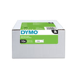 Dymo 2093096 DirectLabel-etikettes black on white 9mm x 7m Pack=10 for Dymo D1 6-12mm/19mm/24mm/9-12mm/9-19mm