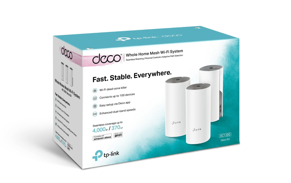 TP-Link AC1200 Whole Home Mesh Wi-Fi System, 3-Pack