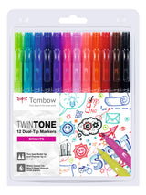 Tombow WS-PK-12P-1 felt pen Multi Multicolour 12 pc(s)