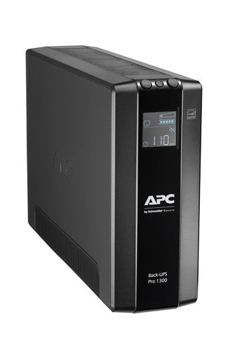 APC Back-UPS Pro, 1300VA/780W, Tower, 230V, 8x IEC C13 outlets, AVR, LCD, User Replaceable Battery