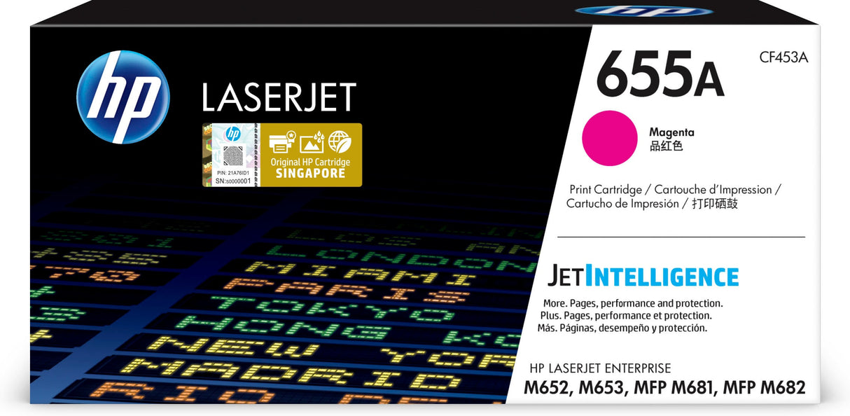 HP CF453A/655A Toner cartridge magenta, 10.5K pages ISO/IEC 19752 for HP LaserJet M 652/681