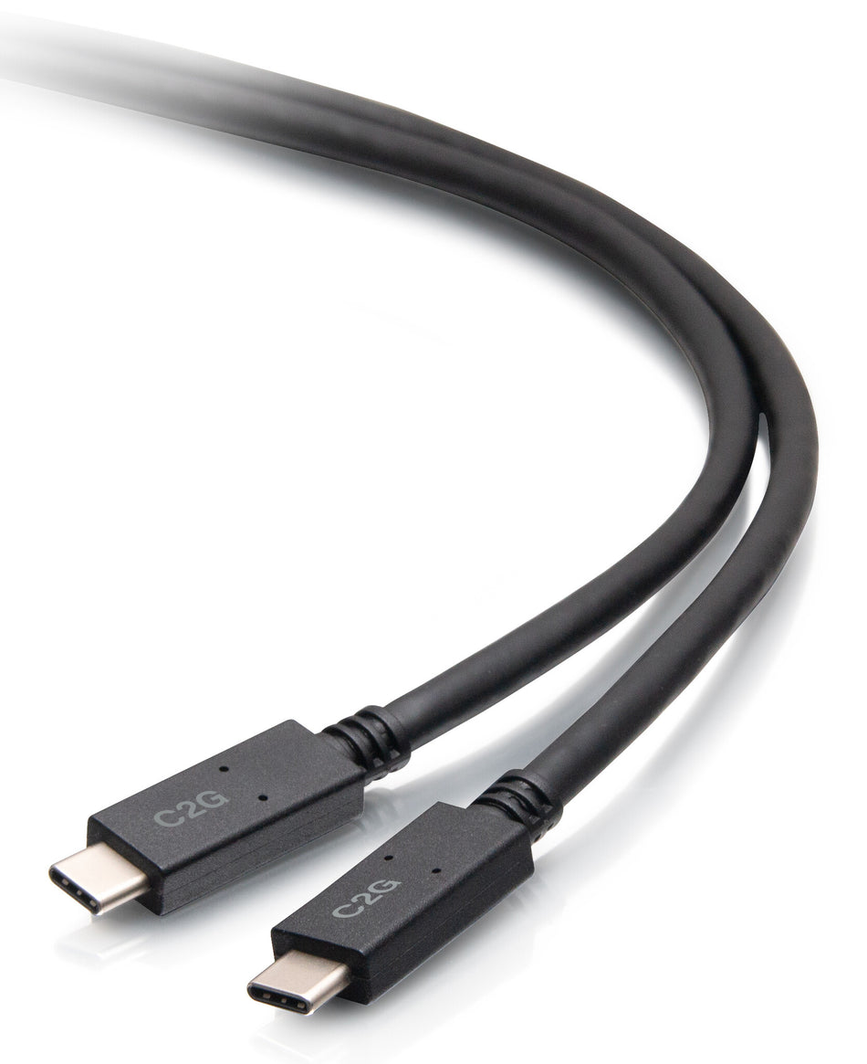C2G 1.8m USB-C Male to USB-C Male Cable (20V 5A) - USB 3.2 Gen 1 (5Gbps)
