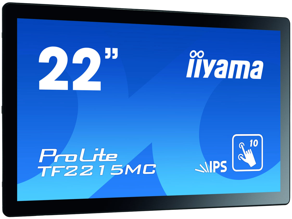 iiyama ProLite TF2215MC-B2 computer monitor 54.6 cm (21.5") 1920 x 1080 pixels Full HD LED Touchscreen Multi-user Black