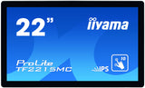 iiyama ProLite TF2215MC-B2 computer monitor 54.6 cm (21.5") 1920 x 1080 pixels Full HD LED Touchscreen Multi-user Black