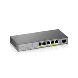 Zyxel GS1350-6HP Managed L2 Gigabit Ethernet (10/100/1000) Power over Ethernet (PoE) Grey