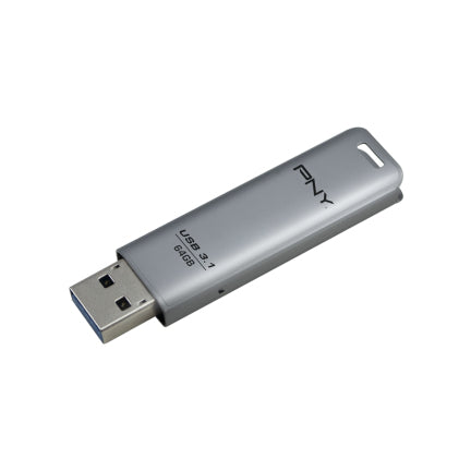 PNY FD64GESTEEL31G-EF USB flash drive 64 GB 3.2 Gen 1 (3.1 Gen 1) Stainless steel