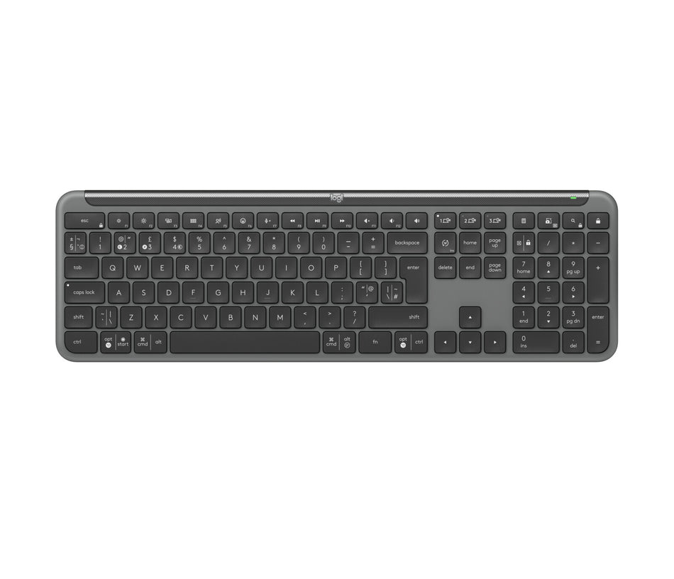 Logitech 920-012463 keyboard Office RF Wireless + Bluetooth QWERTY UK English Graphite