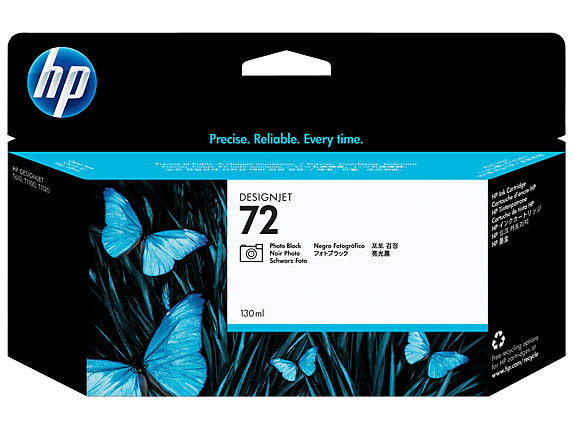 HP C9370A/72 Ink cartridge foto black 130ml for HP DesignJet T 1100/1200/1300/620