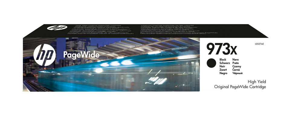 HP 973X High Yield Black Original PageWide Cartridge