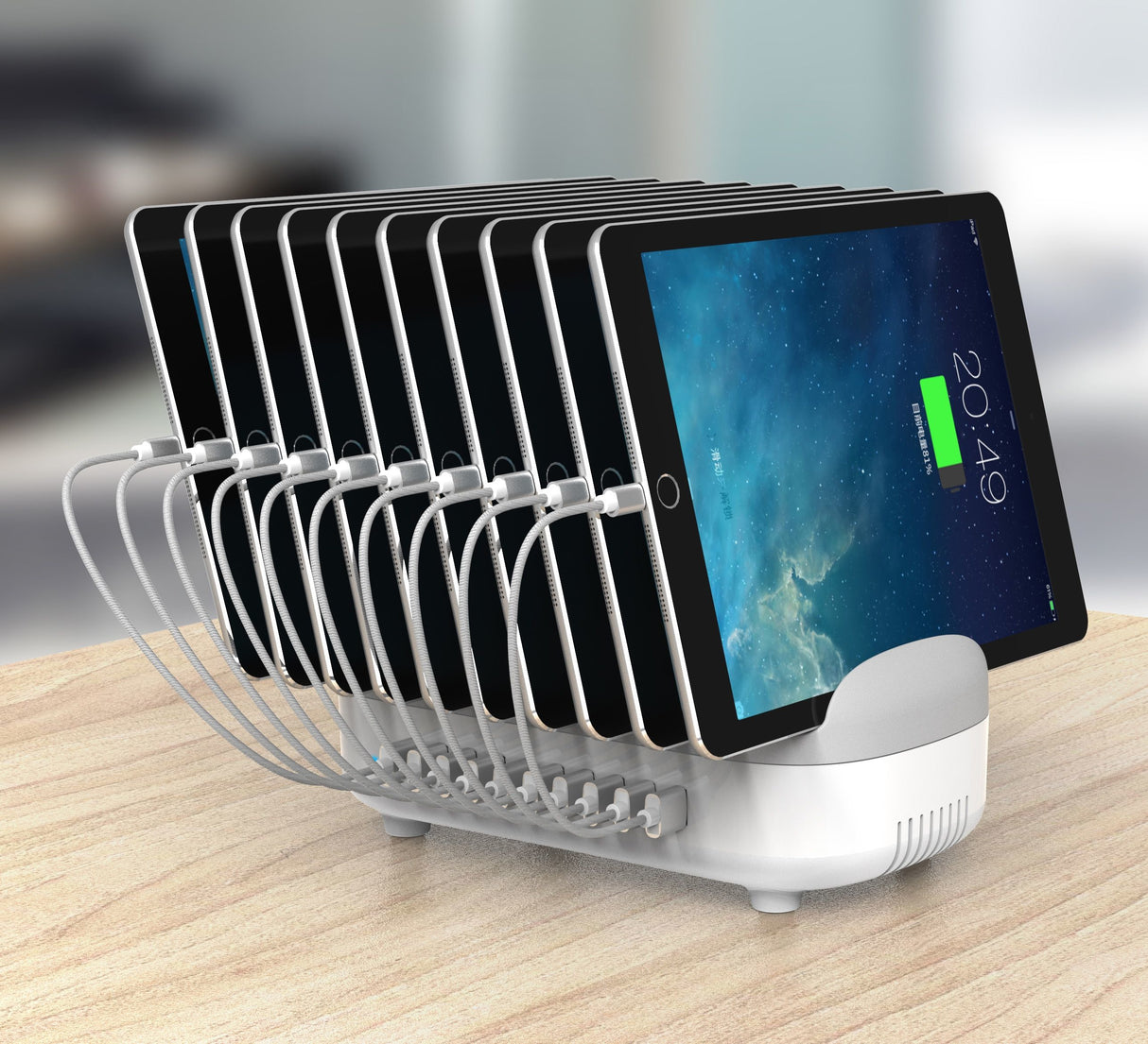 Compulocks 10 Ports USB Charging Dock Station With UK Plug