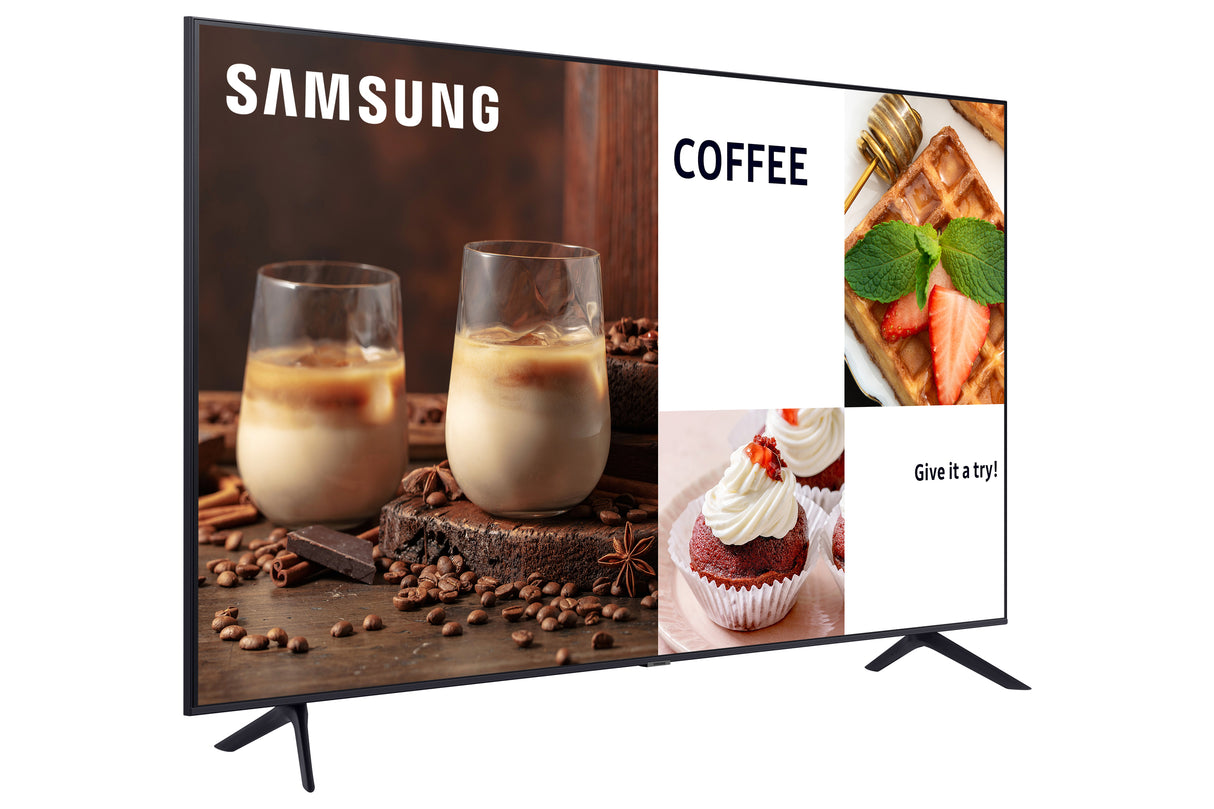 Samsung BEC-H BE50C-H Digital signage flat panel 127 cm (50") LED Wi-Fi 4K Ultra HD Black Built-in processor Tizen 16/7