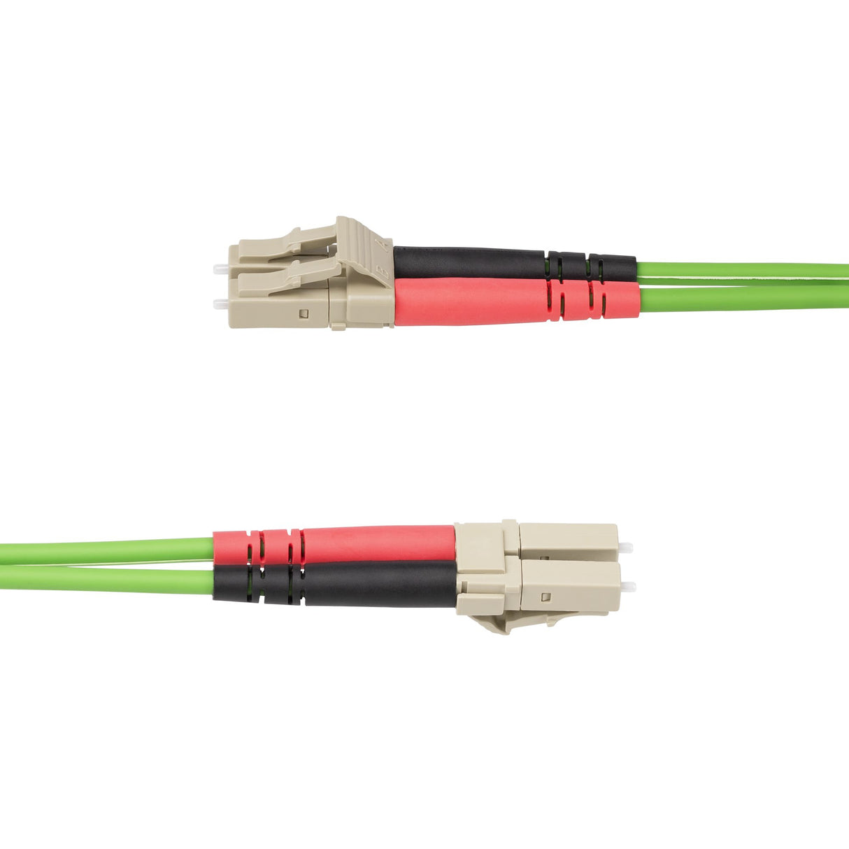 StarTech.com 1m (3.3ft) LC to LC (UPC) OM5 Multimode Fiber Optic Cable, 50/125µm Duplex LOMMF Zipcord, VCSEL, 40G/100G, LSZH Fiber Jumper Cord