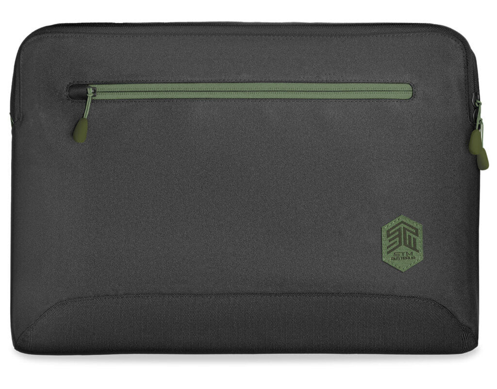 STM STM-114-392P-01 laptop case 40.6 cm (16") Sleeve case Black, Green