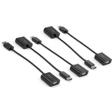 StarTech.com 5-Pack DisplayPort to VGA Adapter - DisplayPort 1.2 to VGA Active Adapter - Digital DP to Analog VGA Video Converter Dongle - DisplayPort Male to VGA Female Monitor Adapter