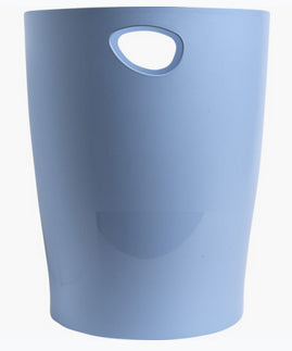 Exacompta Bee Blue Ecobin Waste Paper Bin - Light Blue - New