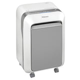 Fellowes LX Series Powershred LX21 paper shredder Micro-cut shredding Grey, White