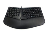 Accuratus KYB-CONTOUR-UBK keyboard Universal USB QWERTY UK English Black