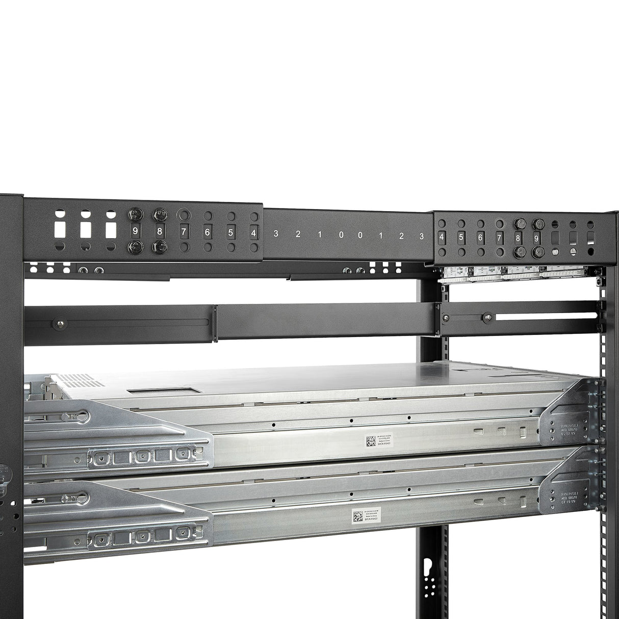 StarTech.com 1U 19 inch Server Rack Rails - 24-36 inch Adjustable Depth - Universal 4 Post Rack Mount Rails - Network Equipment/Server/UPS Mounting Rail Kit HPE ProLiant Dell PowerEdge