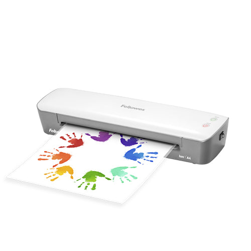 Fellowes A4 Laminator Machine Ion A4 Laminating Machine 80 to 125 Micron 10 Laminating Pouch Starter Pack Included