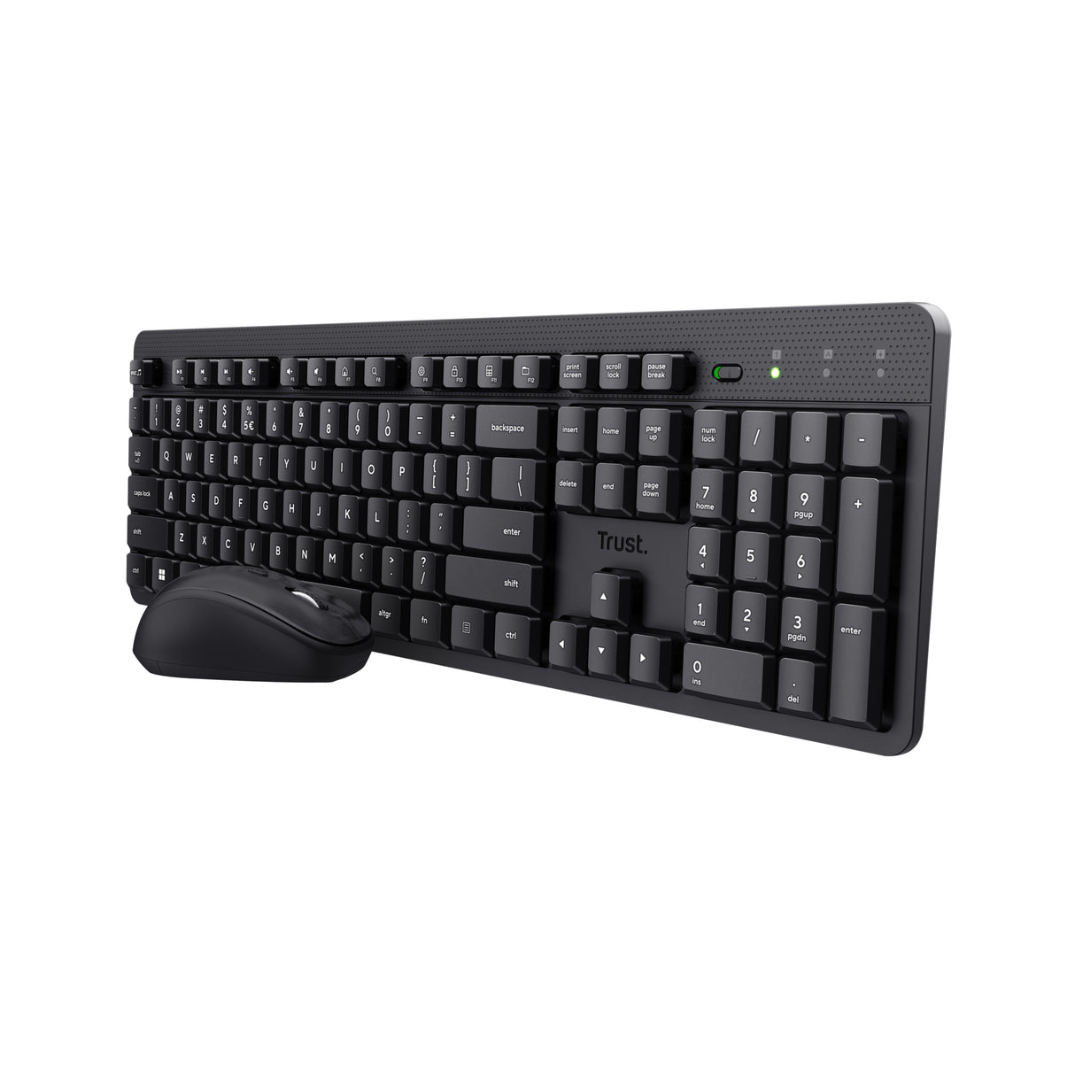 Trust Ody II keyboard Mouse included Office RF Wireless QWERTY UK English Black