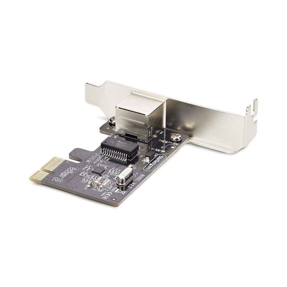 StarTech.com 1-Port Gigabit PCIe Network Adapter Card, Low-Profile NIC, 10/100/1000Mbps PCI Express LAN Card, Realtek RTL8111H, Windows and Linux, TAA Compliant