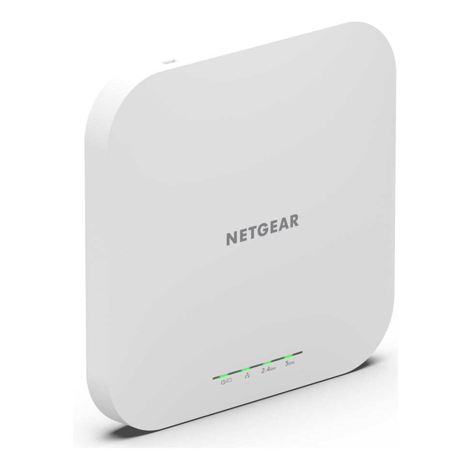 NETGEAR Insight Cloud Managed WiFi 6 AX1800 Dual Band Access Point (WAX610) 1800 Mbit/s White Power over Ethernet (PoE)