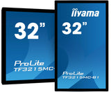 iiyama ProLite TF3215MC-B2 computer monitor 81.3 cm (32") 1920 x 1080 pixels Full HD LED Touchscreen Kiosk Black