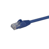 StarTech.com 10m CAT6 Ethernet Cable - Blue CAT 6 Gigabit Ethernet Wire -650MHz 100W PoE RJ45 UTP Network/Patch Cord Snagless w/Strain Relief Fluke Tested/Wiring is UL Certified/TIA