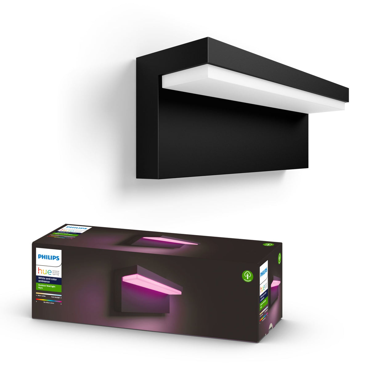 Philips Hue White and colour ambience Nyro Outdoor wall light